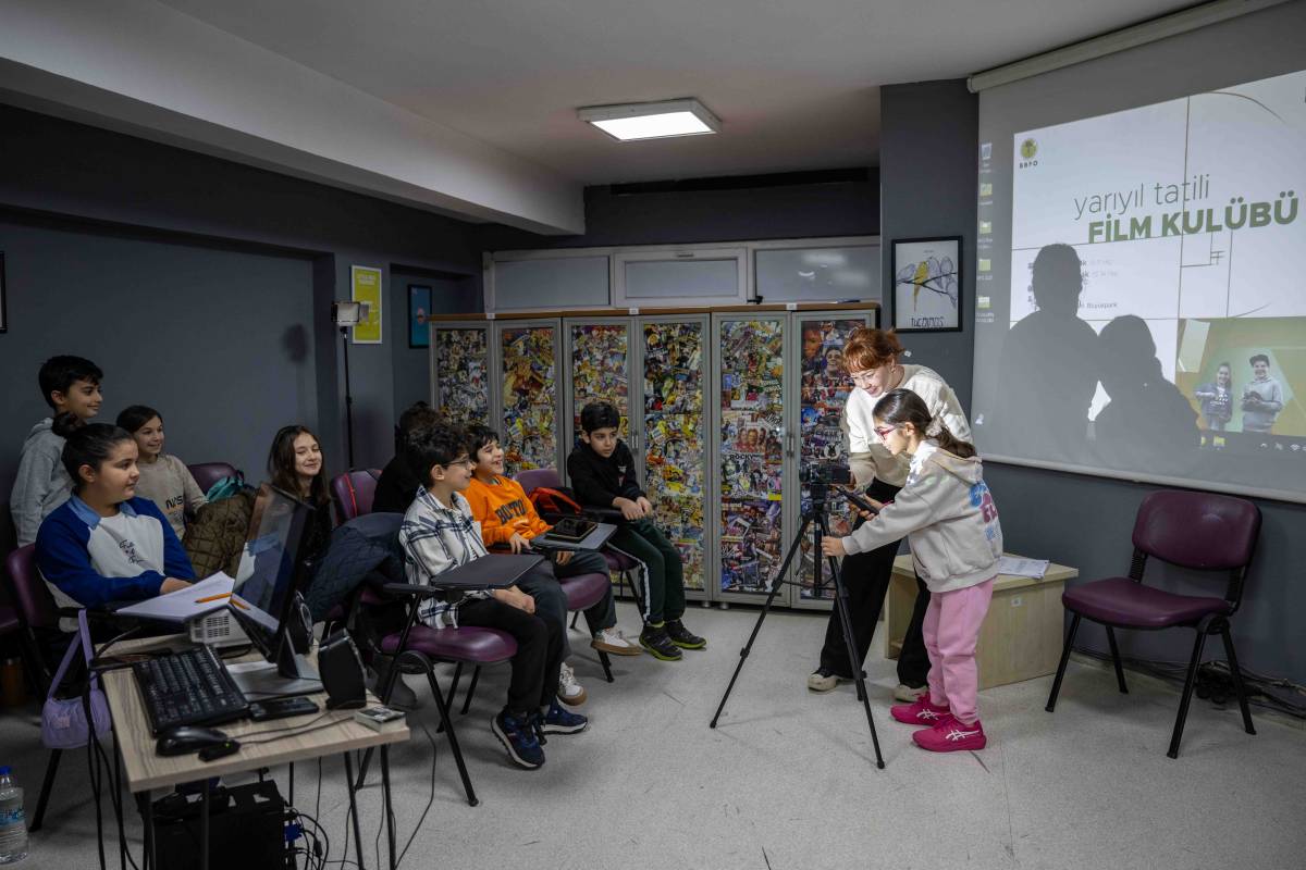 Minik yönetmenler Bornova’da yetişiyor