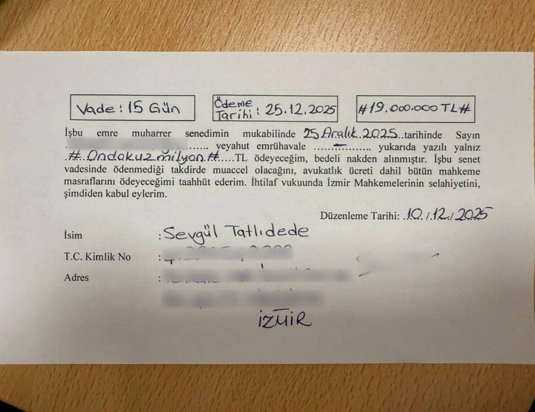 İzmir'de akaryakıt istasyonu satışında sahte senet oyunu