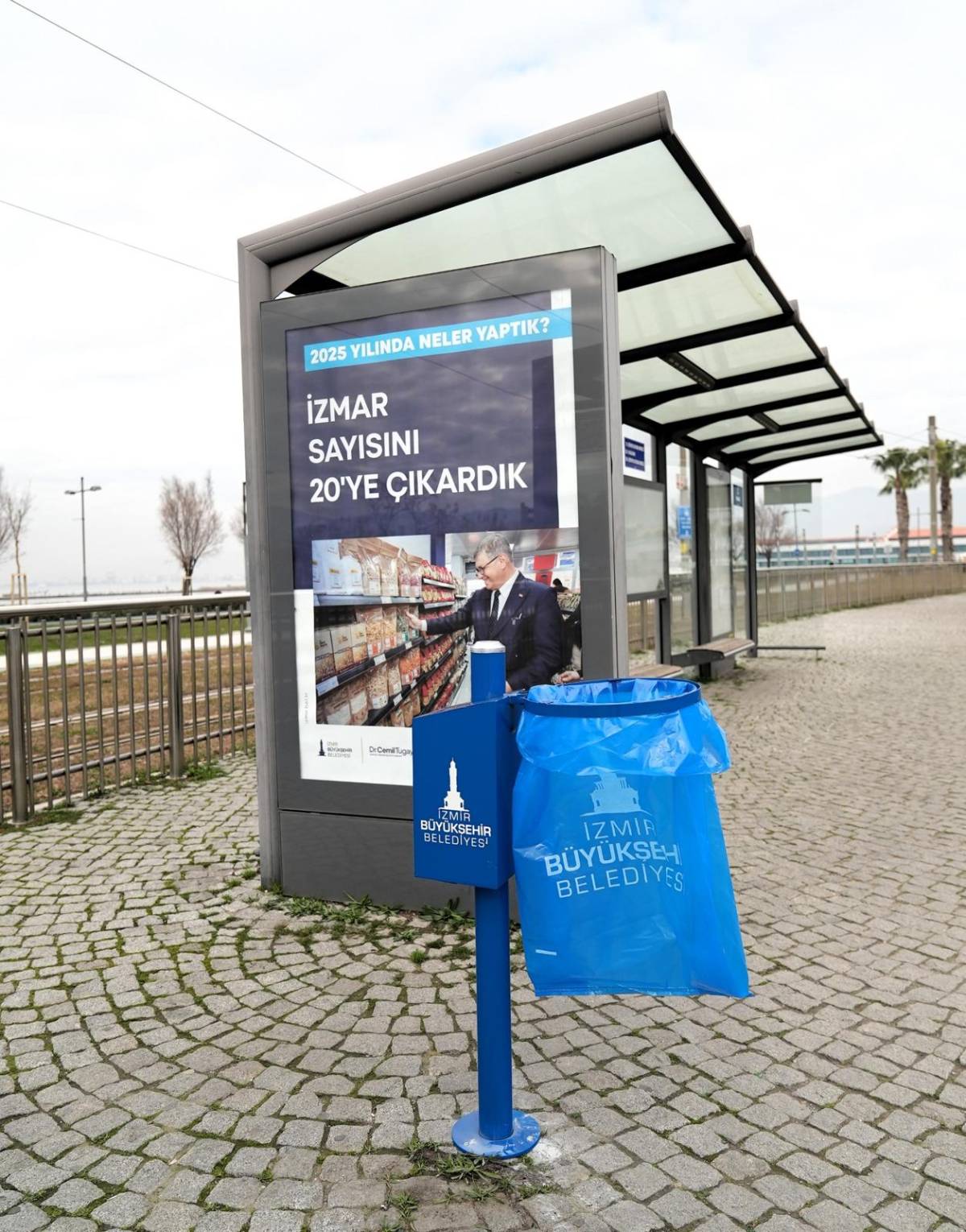 İzmir’de duraklar temiz ve düzenli