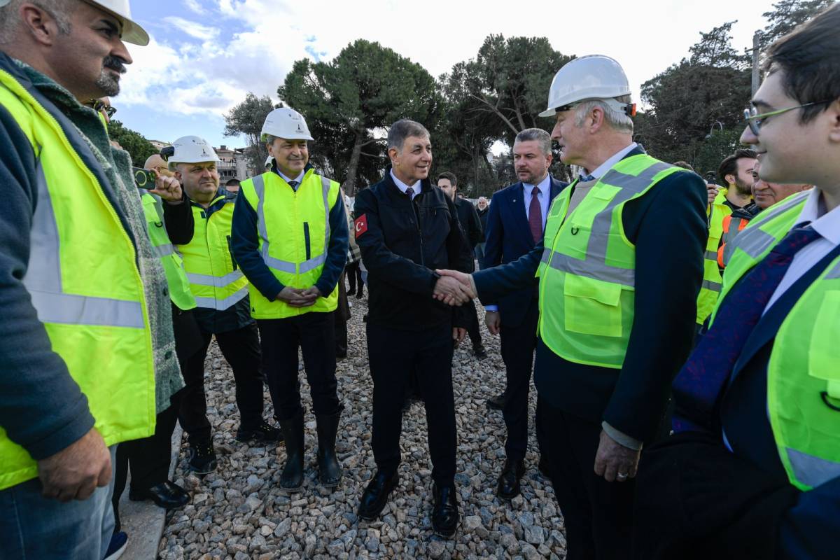 Buca Metrosu’nda tarihi an