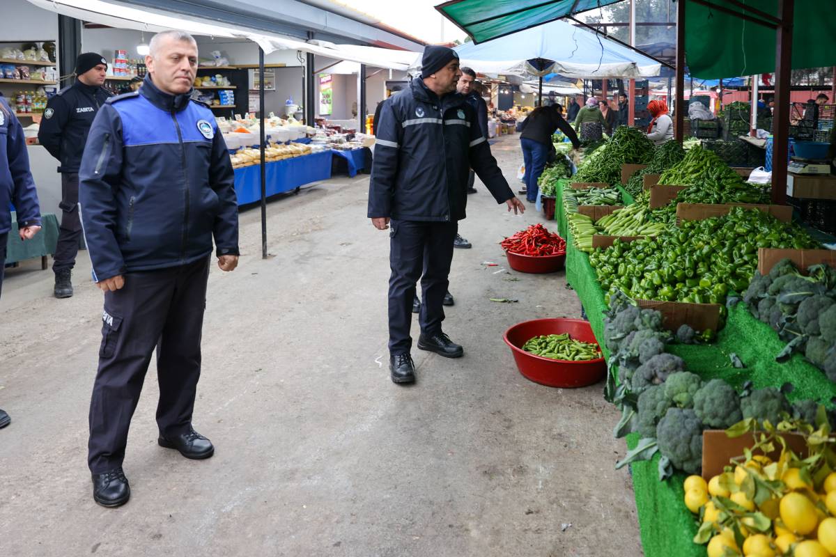 Şirinyer Pazar Yeri’nde kaçak sergilere geçit yok