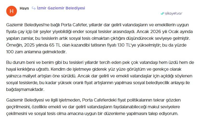 Gaziemir Belediyesi işi ticarete döktü