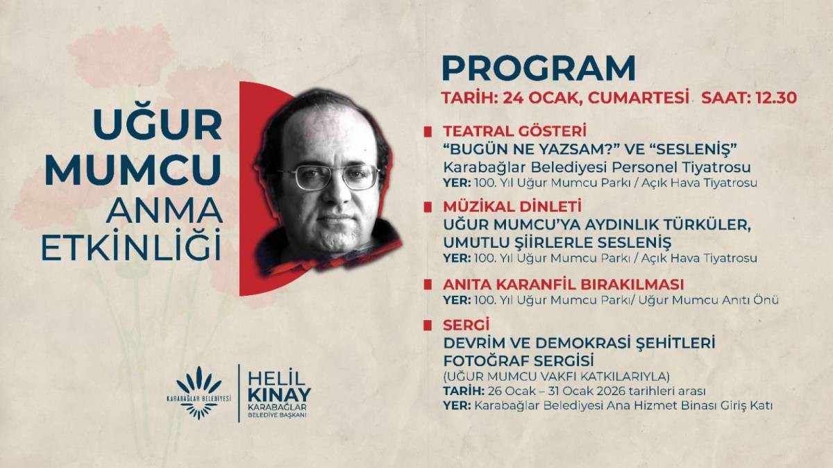 Uğur Mumcu Karabağlar ’da Anılacak