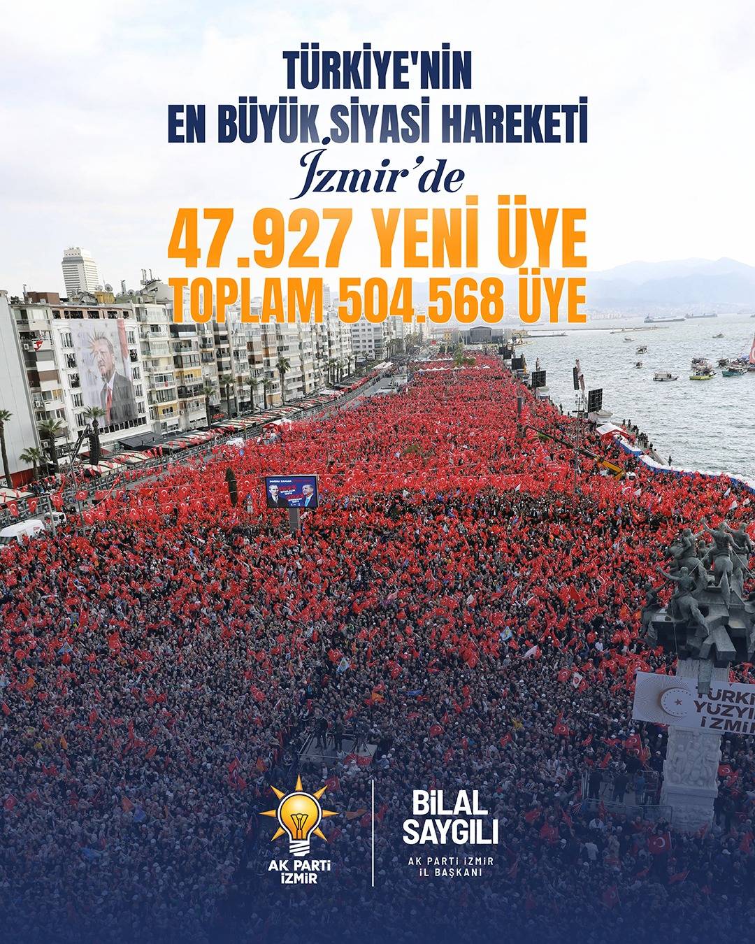 Başkan Saygılı ‘’Milletin partisi, milletle büyüyor’’