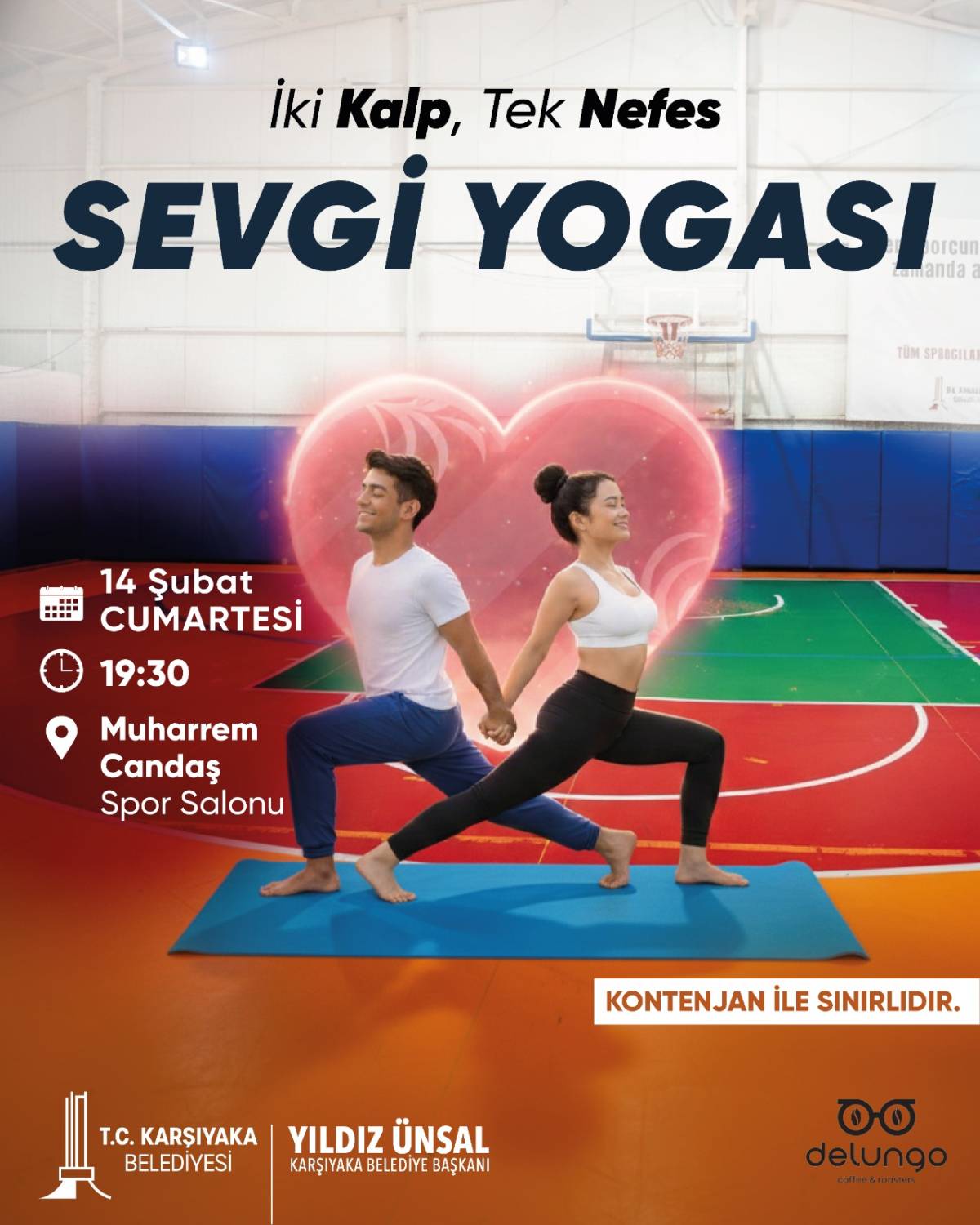 Karşıyaka Belediyesi’nden 14 Şubat’a özel yoga etkinliği