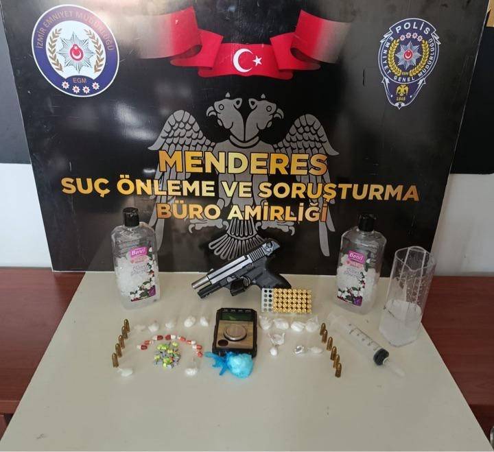 Menderes'te uyuşturucu operasyonu