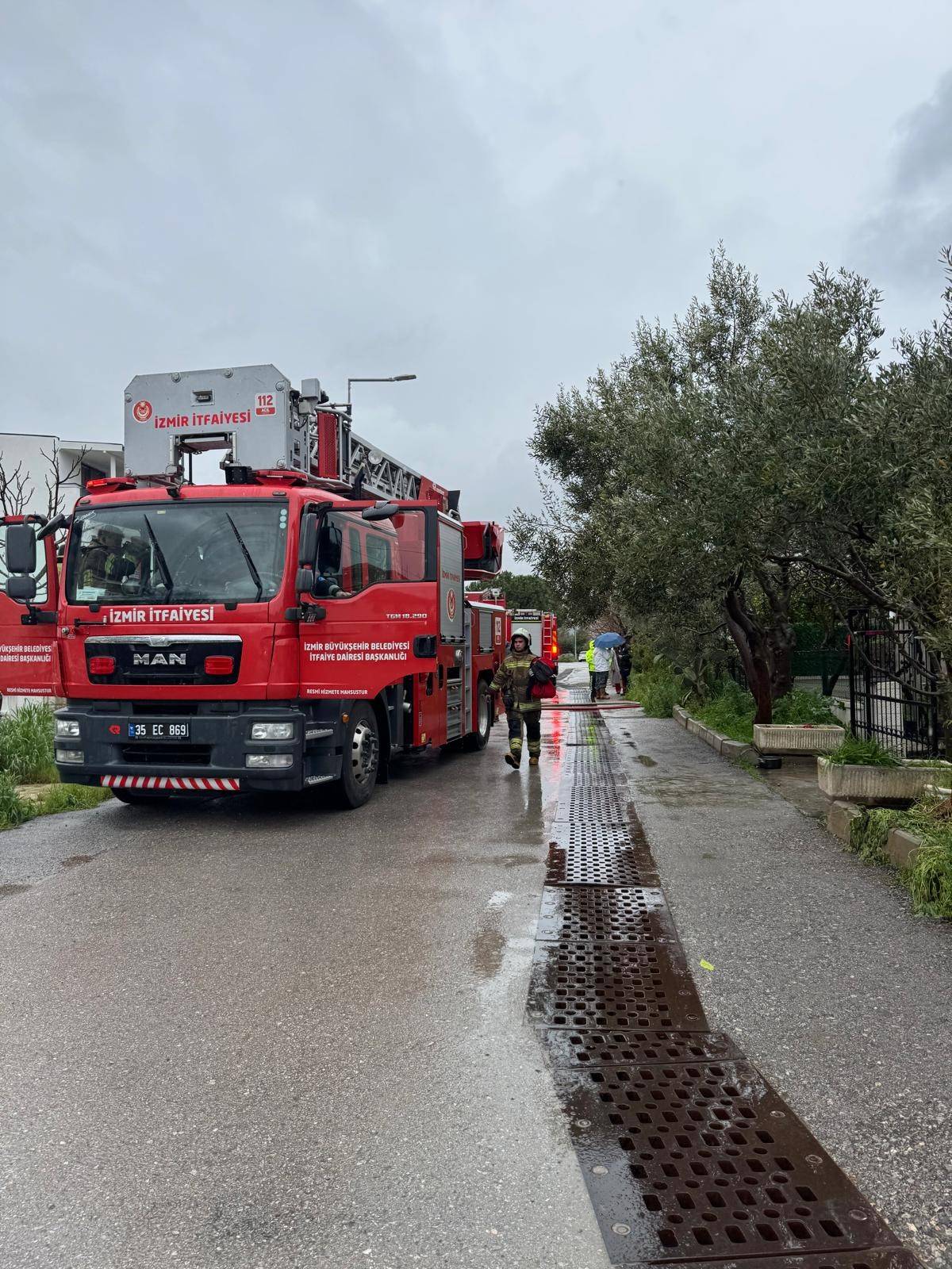 Çıkan ev yangınında bir kişi hayatını kaybetti