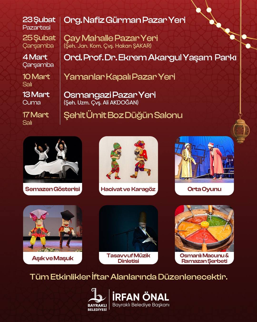 Bayraklı Ramazan’a Hazır