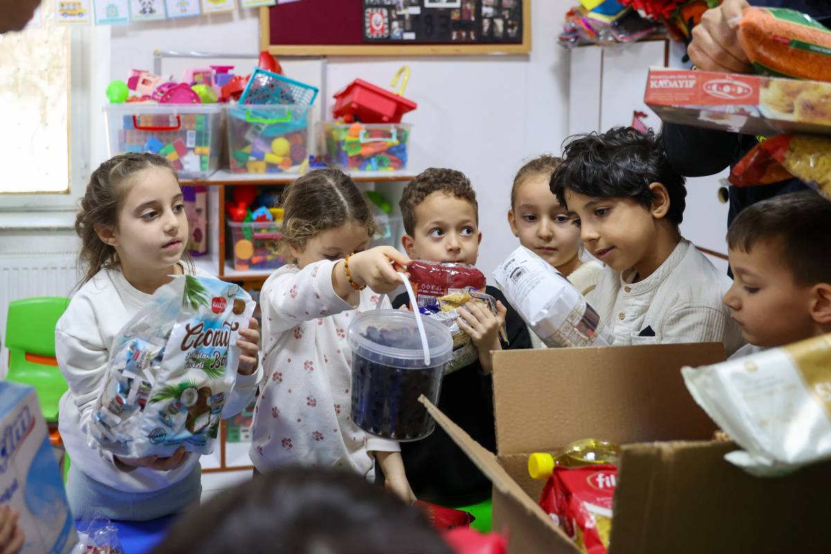 Bucalı minik ellerden büyük iyilik