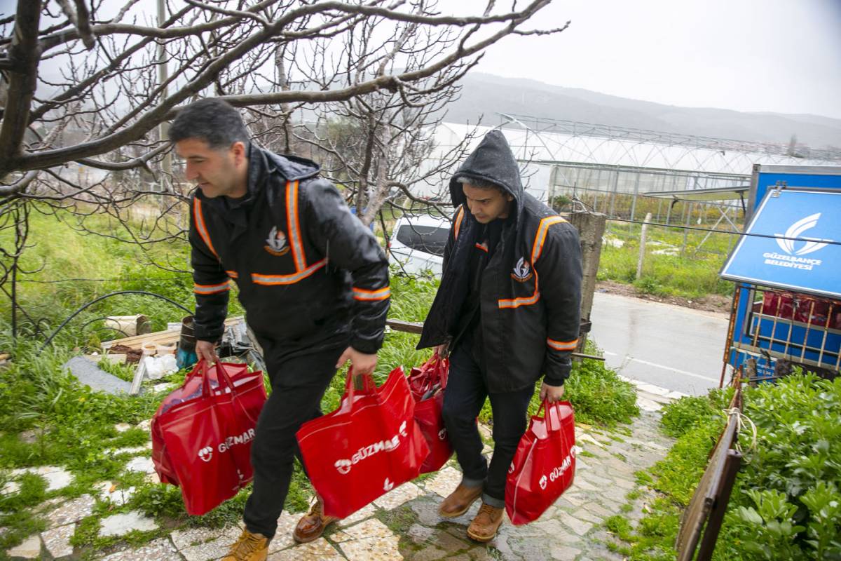 Güzelbahçe 350 Aileye 3 Milyonluk Ramazan Desteği