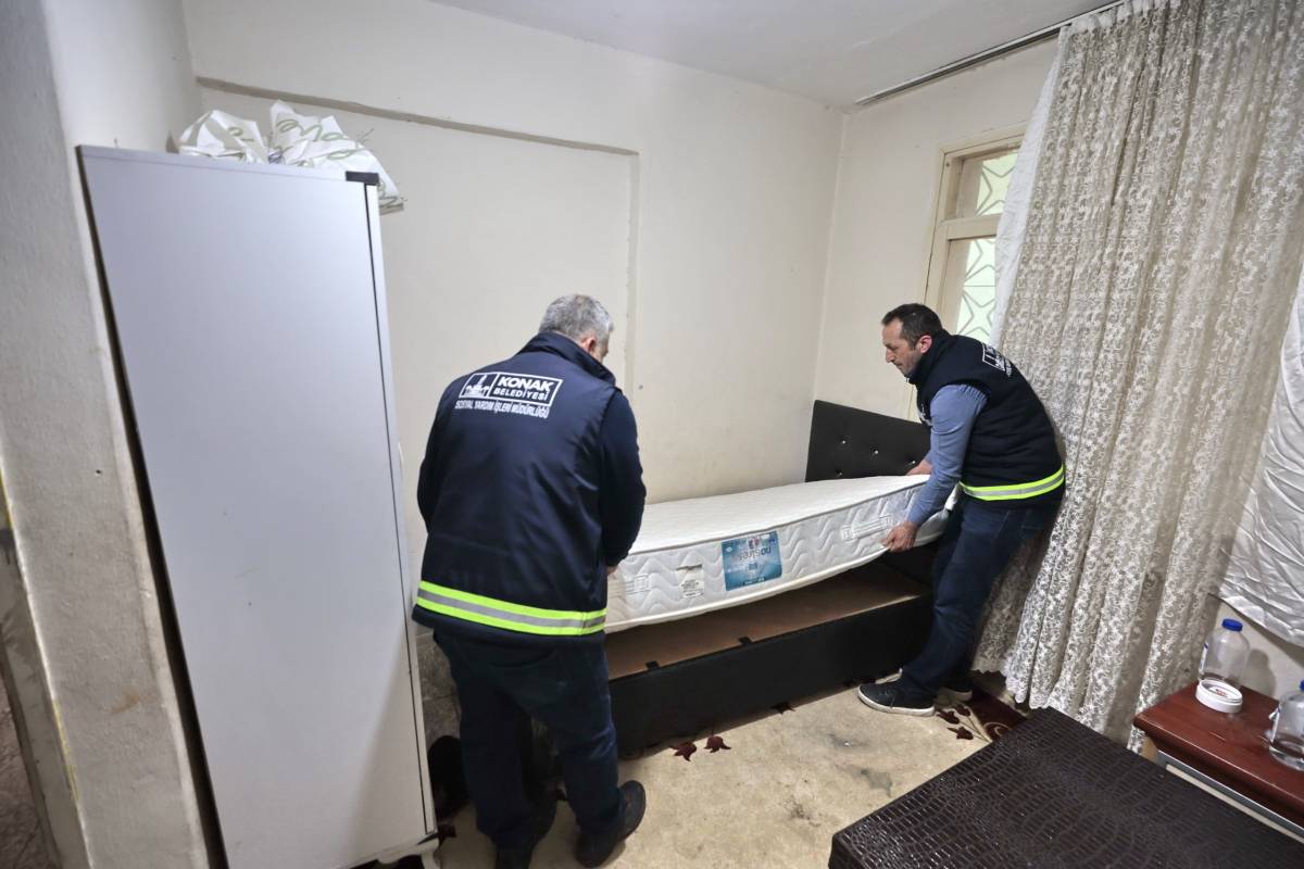 Konak’ta eşya dayanışması