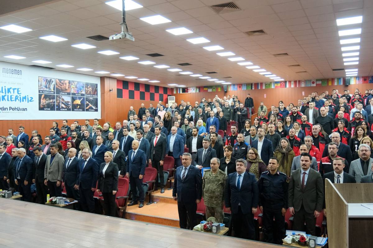 Menemen’de ‘afet’ toplantısı