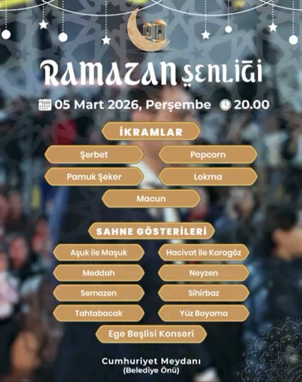 Balçova'da Ramazan şenliği için geri sayım