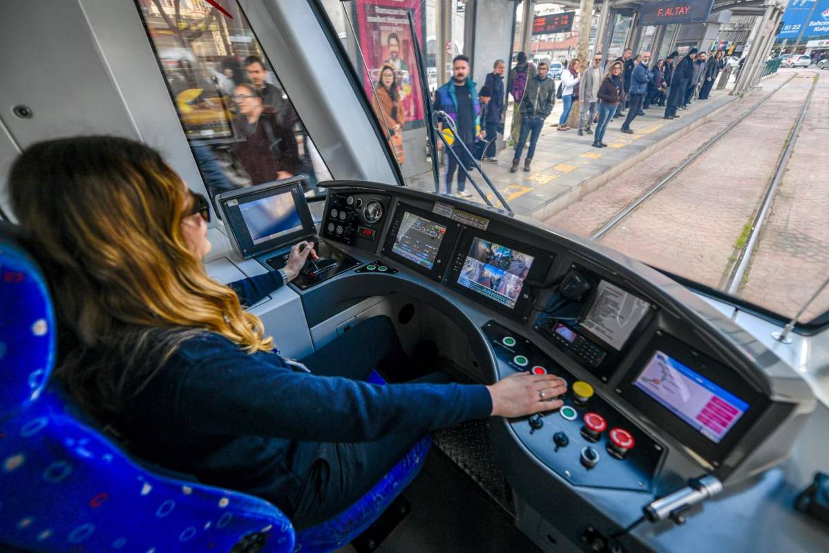 Raylarda kadın gücü