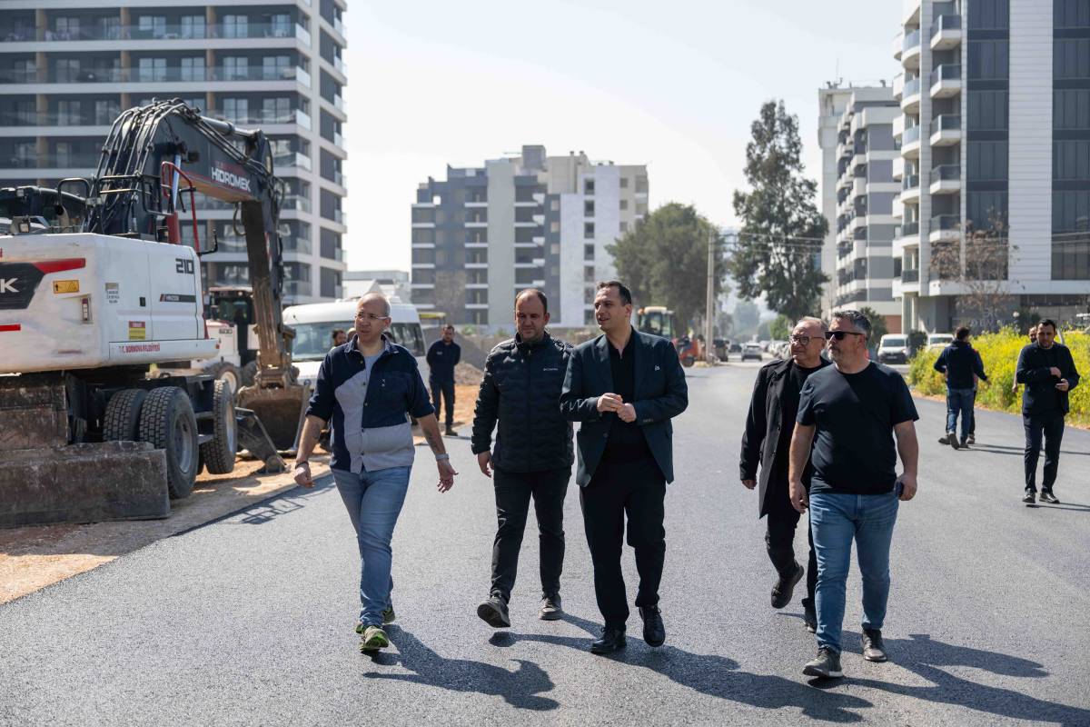 Bornova’da yol çalışmaları hız kesmiyor