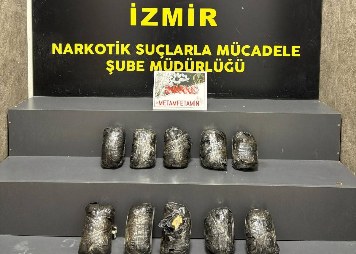 'Alis' tepki verdi, araçtan 10 kilo uyuşturucu çıktı