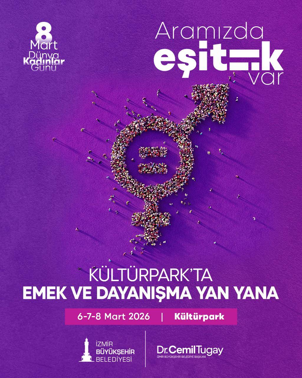 İzmir'de 8 Mart: Aramızda eşitlik var