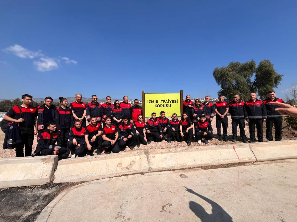 İzmir İtfaiyesi Korusu’na ilk fidanlar dikildi