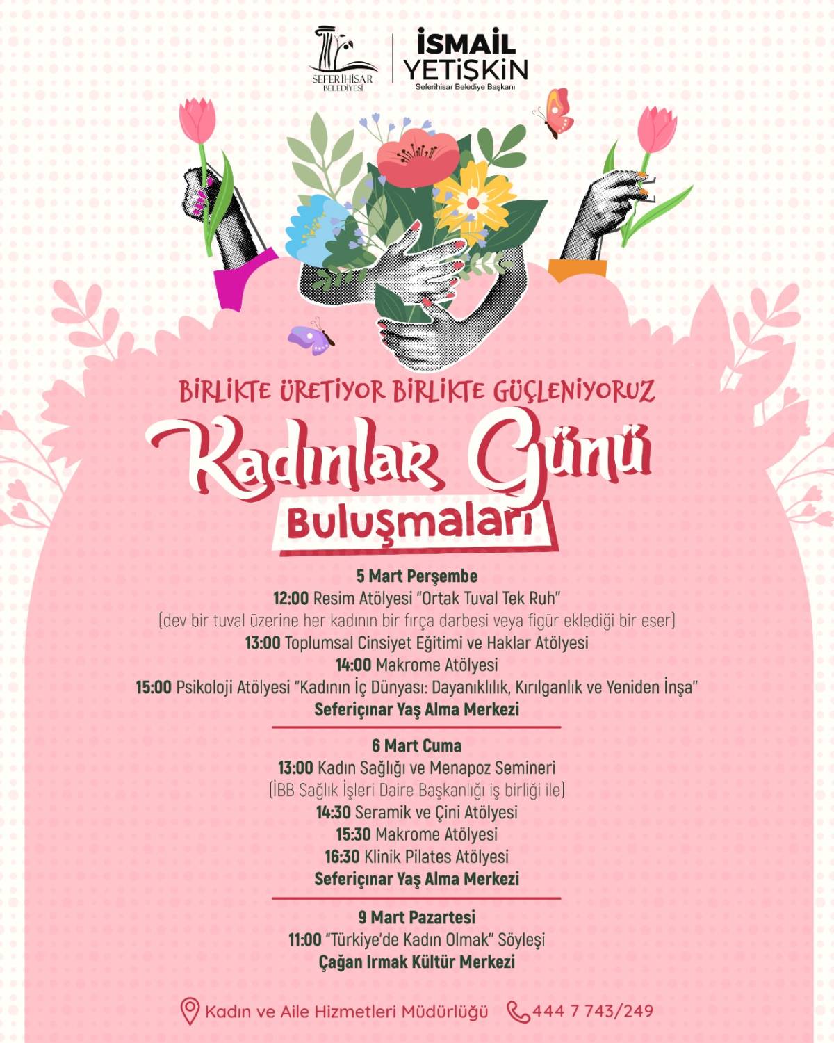 Seferihisar’da Kadınlar Günü Buluşmaları başlıyor