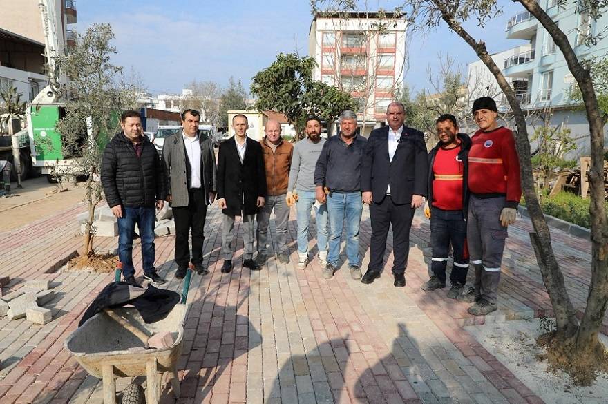 Başkan Çiçek Sahada; Çalışmalar Dolu Dizgin Sürüyor
