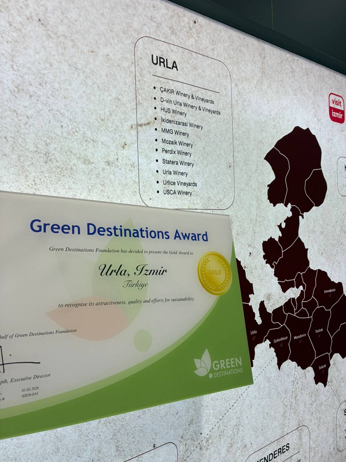 Urla, iki yılda beşinci Uluslararası ödülünü kazandı