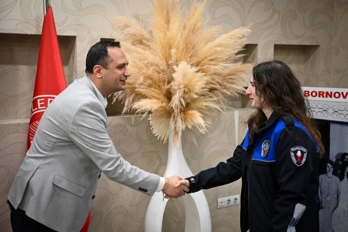 Başkan Ömer Eşki mesai arkadaşlarıyla bayramlaştı