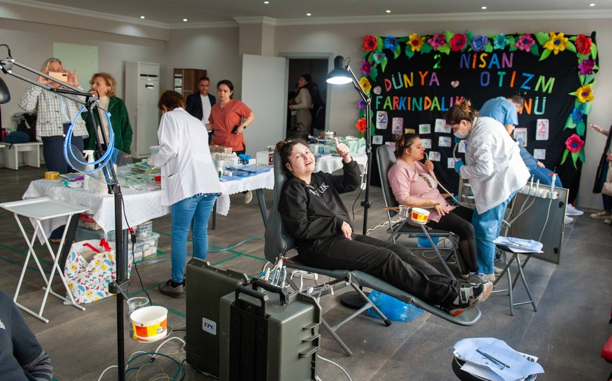 Karşıyaka’da özel bireylere ağız ve diş sağlığı taraması