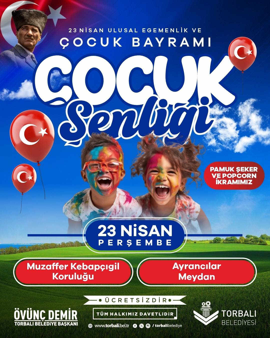 Torbalı’da 23 Nisan Coşkusu