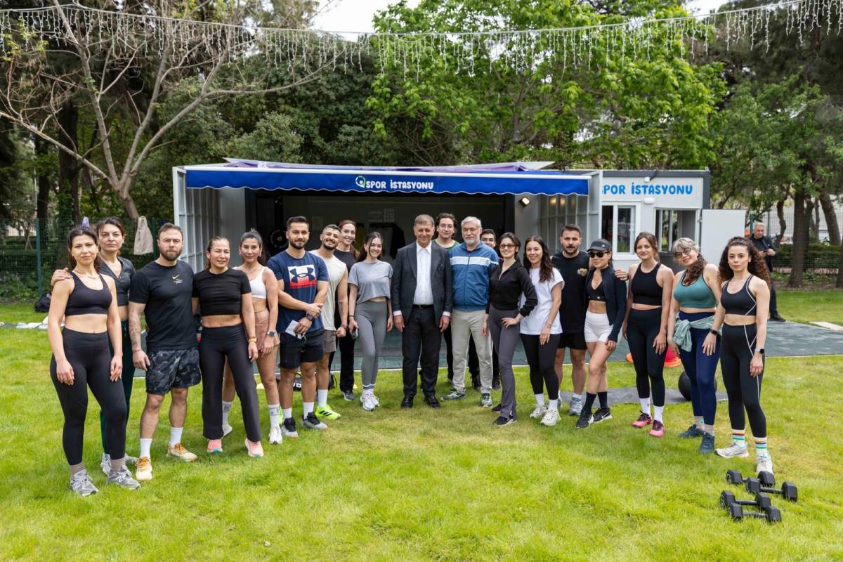Spor istasyonlarının dördüncüsü Kültürpark’ta açıldı