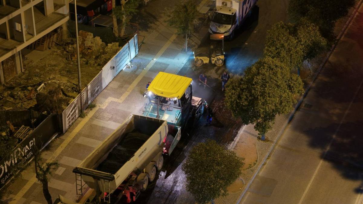 Girne Bulvarı yenileniyor