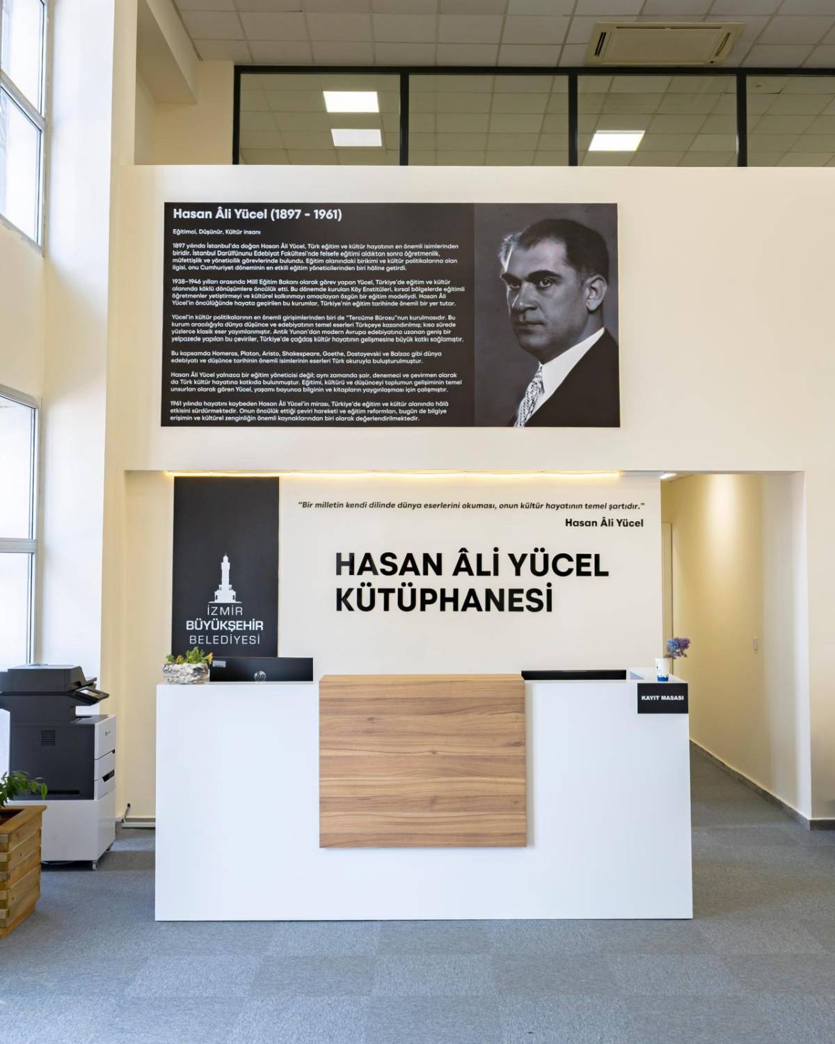 Hasan Ali Yücel Kütüphanesi hizmete girdi