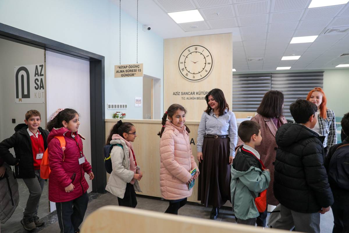 Aliağa’da Kütüphane Haftasına Özel Anlamlı Etkinlik