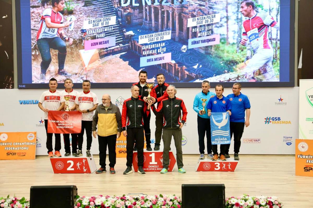 Aliağa Türkiye Oryantiring Şampiyonasında Zirveye Oynadı