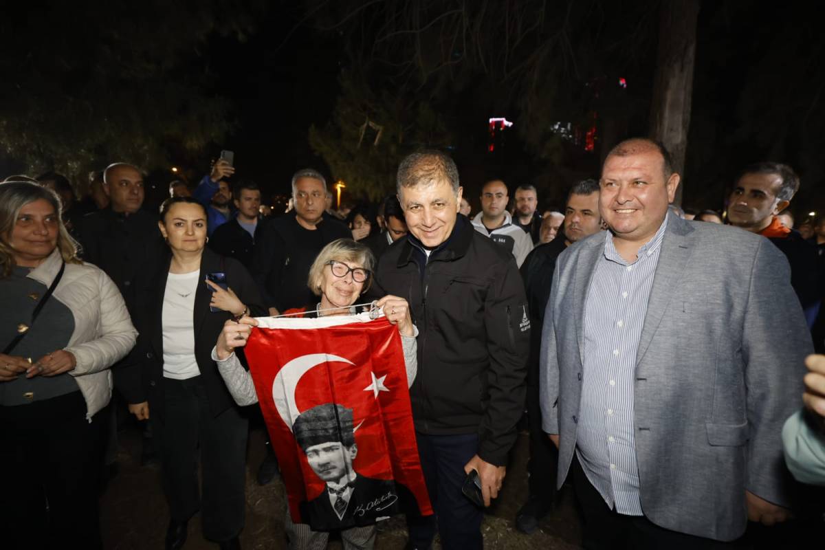 Başkan Tugay, Meslek Fabrikası direnişine devam ediyor