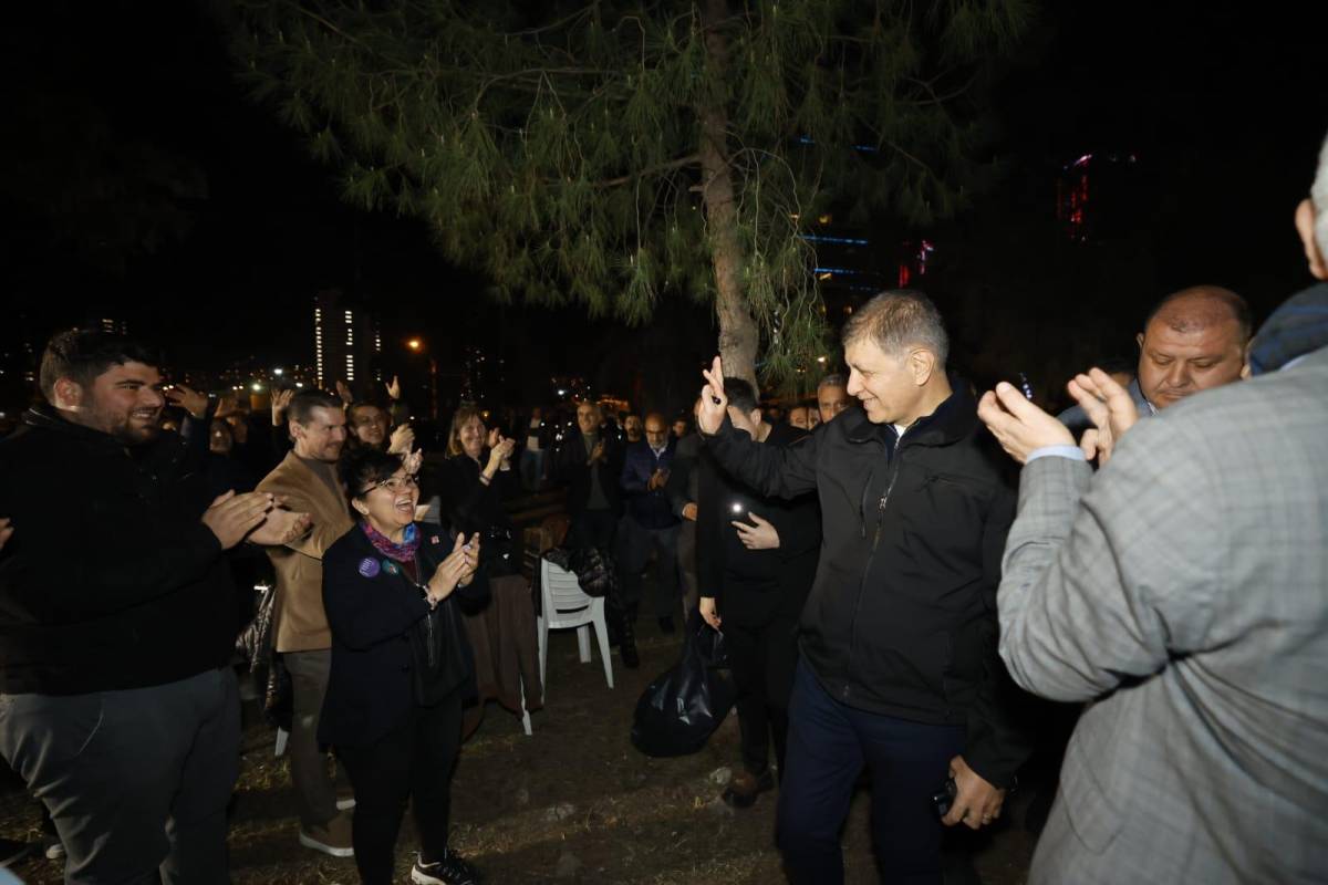 Başkan Tugay, Meslek Fabrikası direnişine devam ediyor