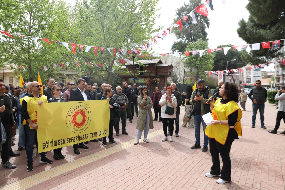 Seferihisar’da eğitimde şiddete karşı tek ses