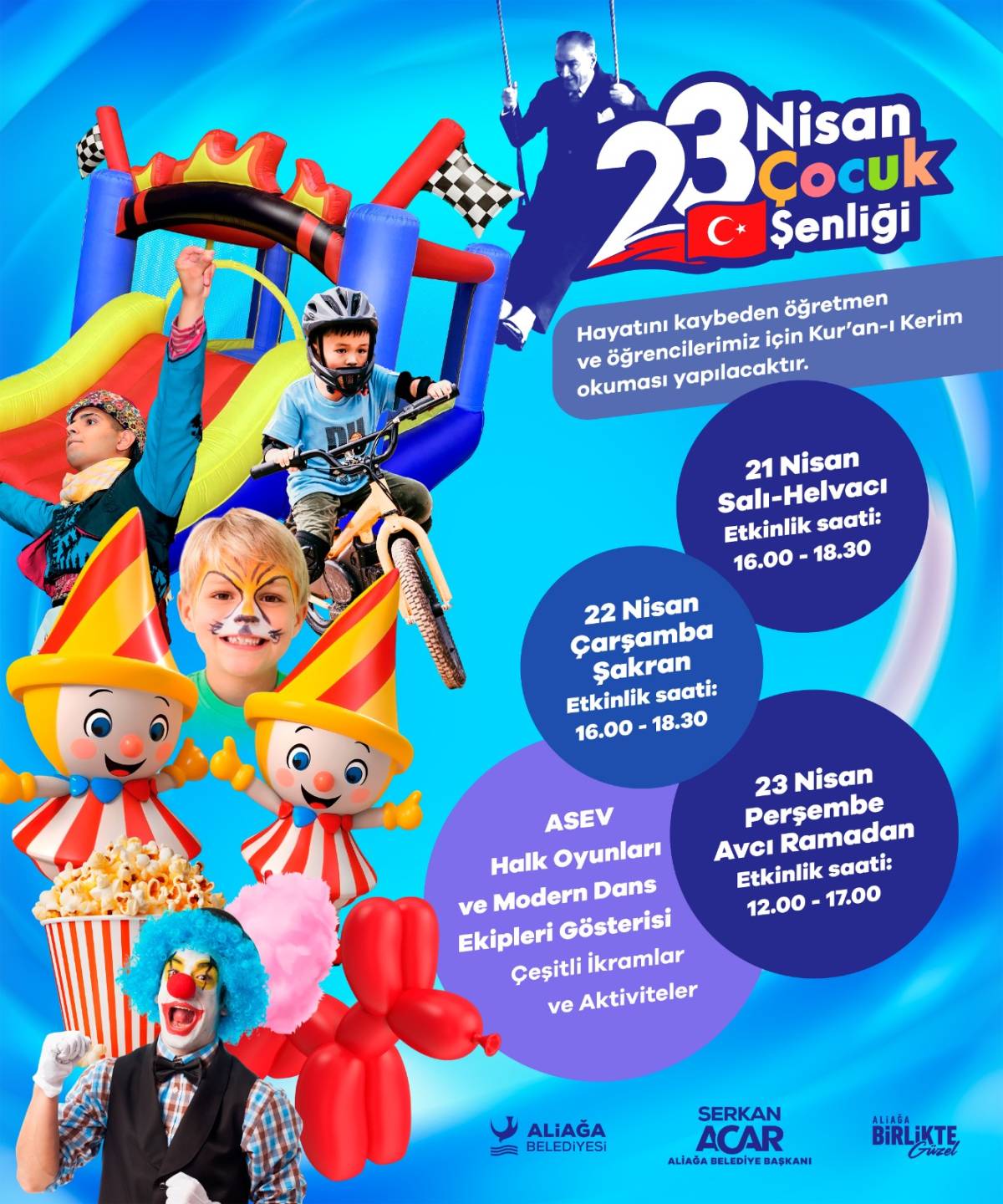 Aliağa Belediyesi’nden Çocuklara 23 Nisan Armağanı