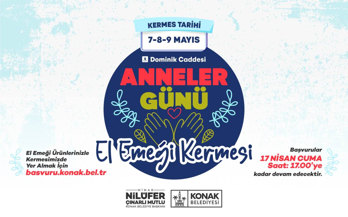 Konak’ta Anneler Günü hediyeleri kermesten