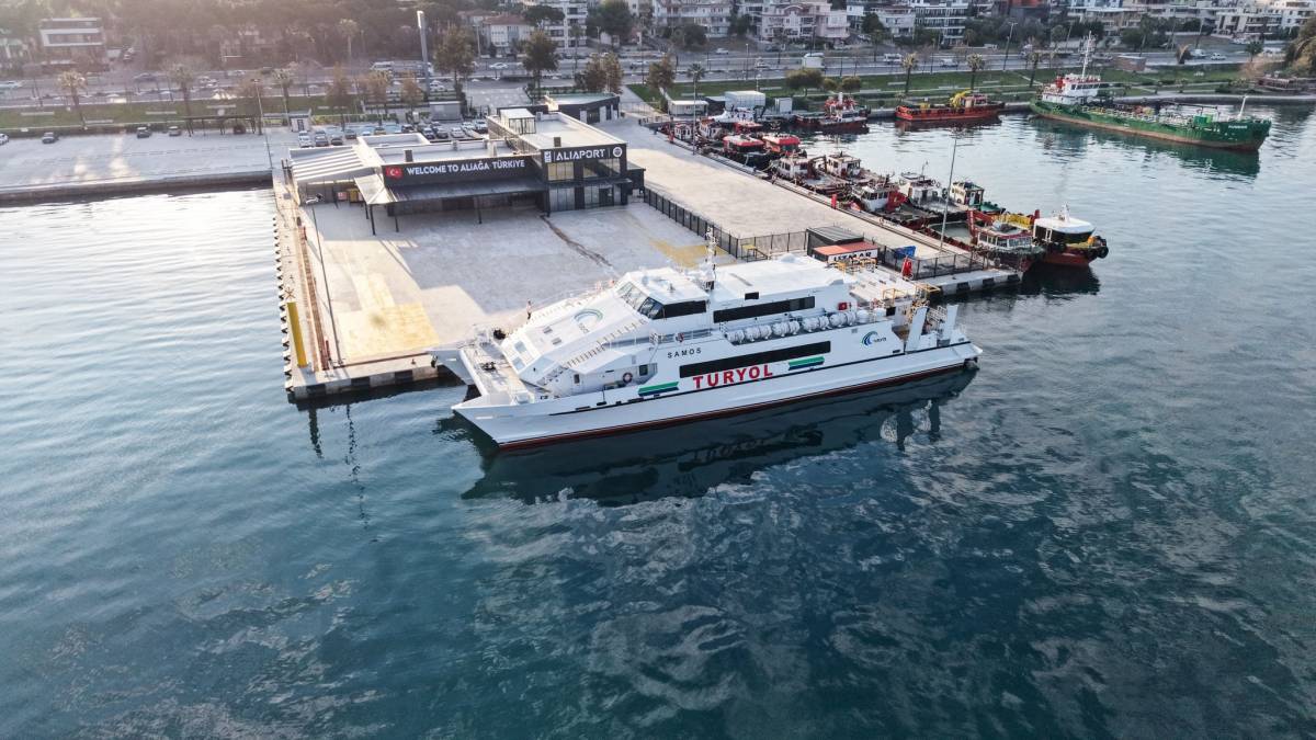 Aliağa'dan Midilli'ye düzenli seferler başladı