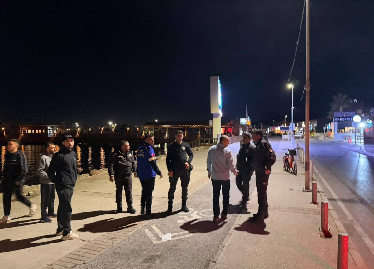 İnciraltı sahilinde denetimler sürüyor