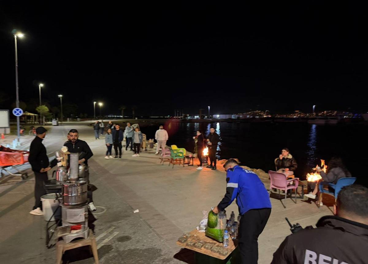 İnciraltı sahilinde denetimler sürüyor