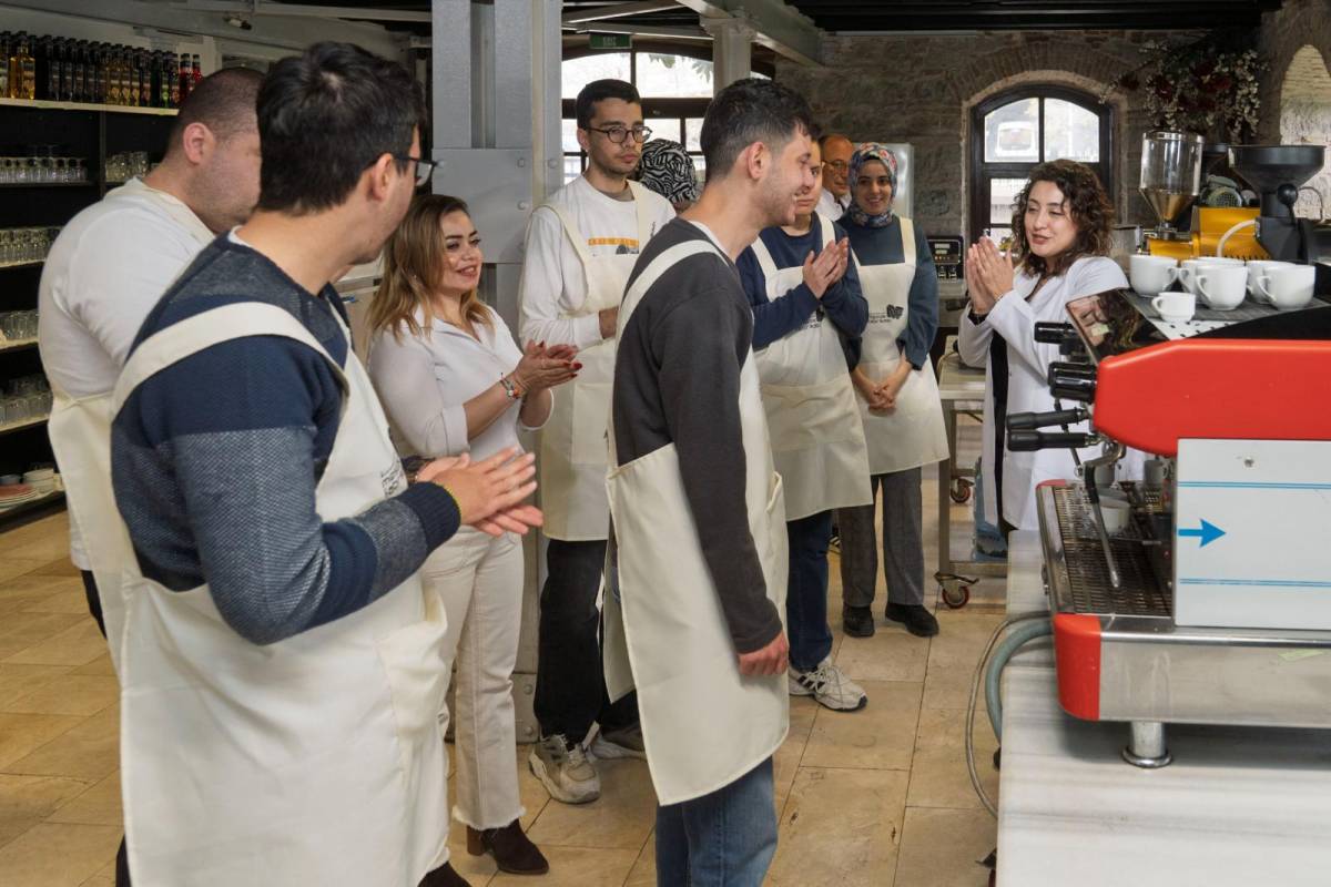 Otizmli gençler barista olma yolunda