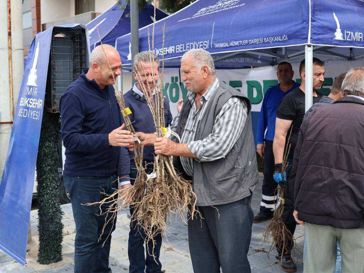 Beydağlı üreticiye çifte destek