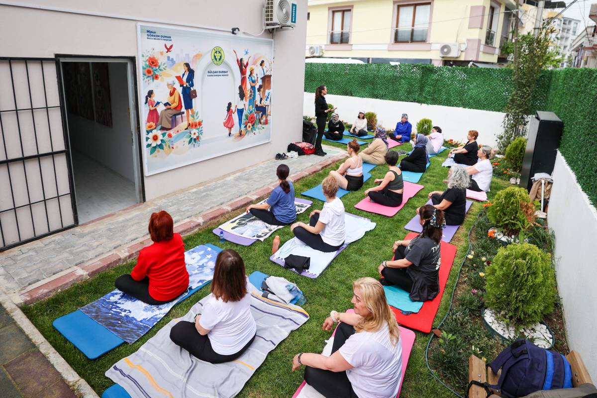 Bucalı kadınlar yoga ile güçleniyor