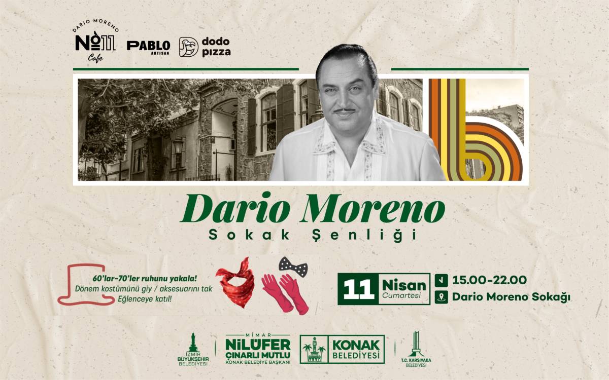 Konak’tan Dario Moreno anısına nostaljik şenlik