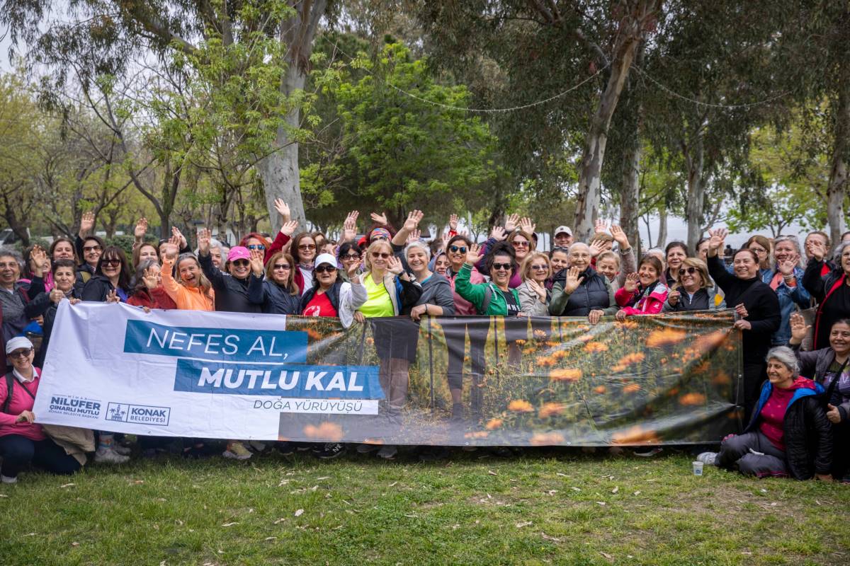 Konak’tan Dünya Sağlık Haftası’na özel yürüyüş