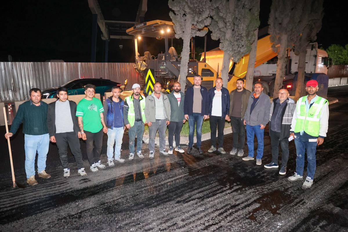 Başkan Görkem Duman’ın gece mesaisi