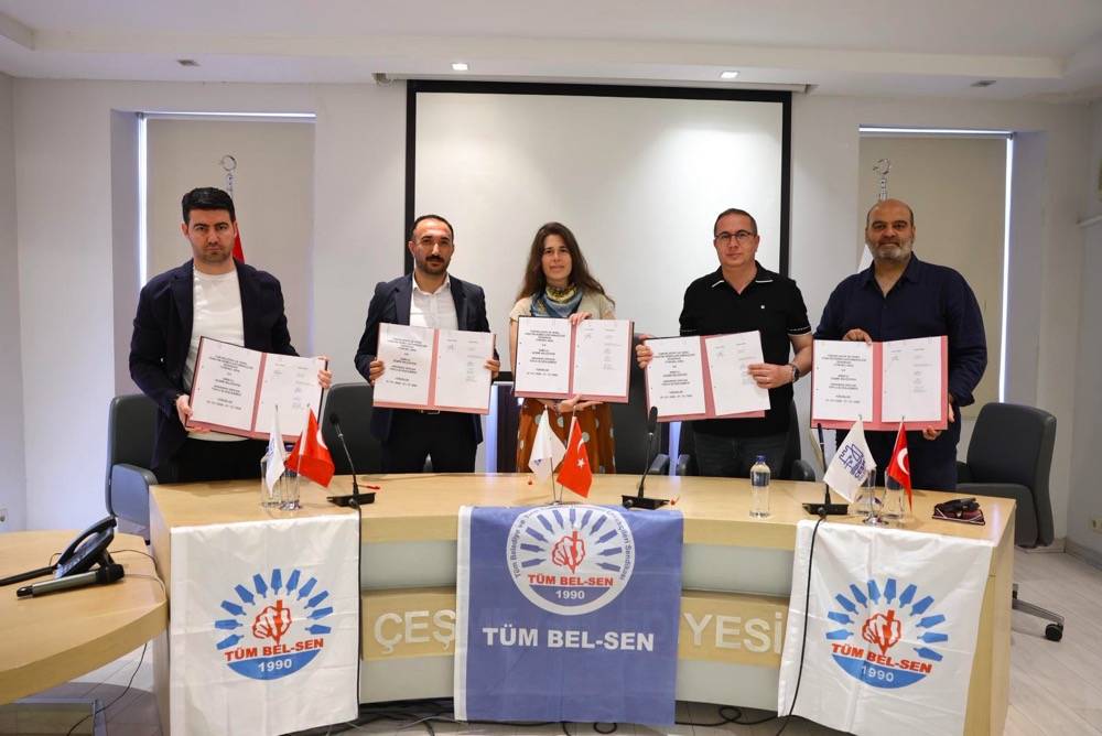 Çeşme Belediyesi, Tüm Bel-Sen ile toplu iş sözleşmesini imzaladı