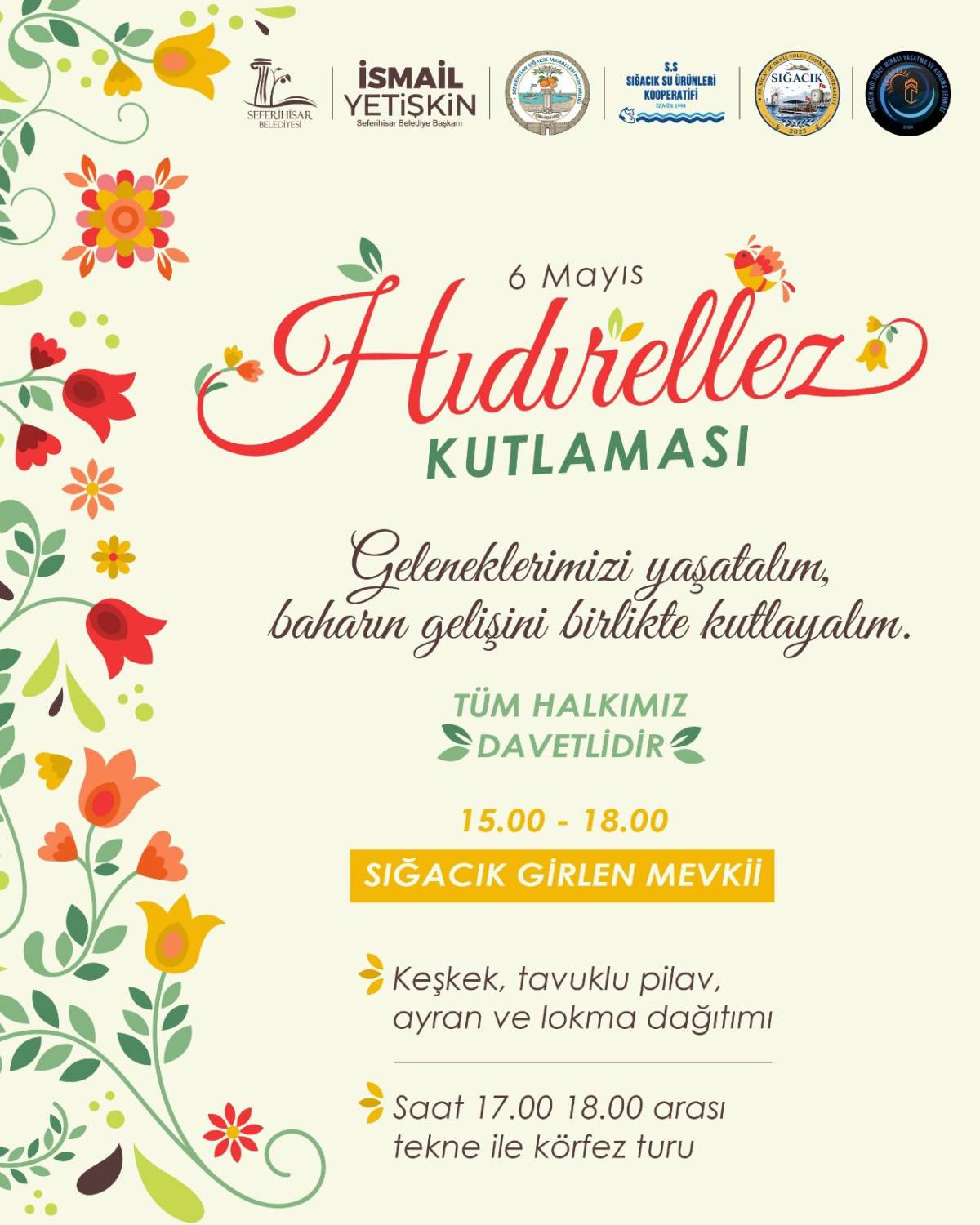 Seferihisar Hıdırellez Şenliği’ne Hazırlanıyor