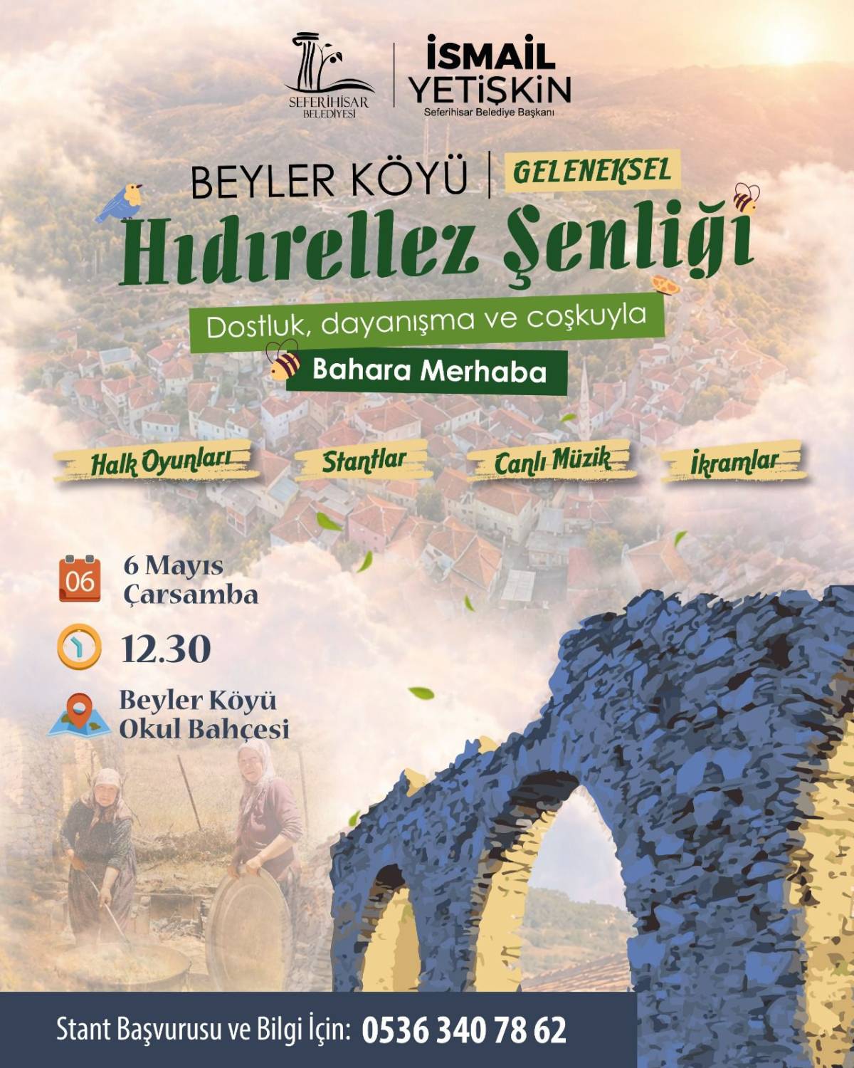 Seferihisar Hıdırellez Şenliği’ne Hazırlanıyor